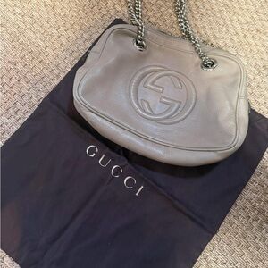 Gucci Taupe Soho Chain Shoulder Bag